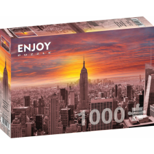 Enjoy 1000 db-os puzzle - Sunset Over New York Skyline (1068) puzzle, kirakós