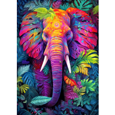  Enjoy puzzle álcázott elefánt 1000 darabos puzzle, kirakós