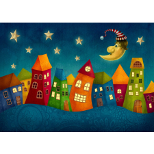 Enjoy Színezhető házikók 1000 darabos puzzle puzzle, kirakós