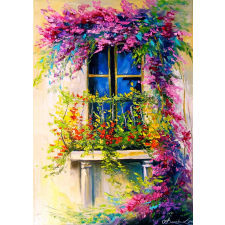 Enjoy virágzó erkély puzzle 1000 darabos puzzle, kirakós