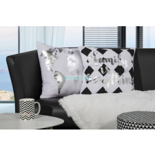  Enola nyomtatott mintás párnahuzat Fehér/Ezüst 40x40 cm lakástextília