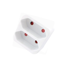 Entac EPAG-2E 250V Elosztó 2 aljzatos - Fehér (EPAG-2E) hosszabbító, elosztó