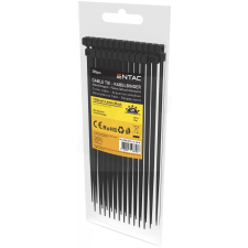 Entac Kábelkötegelő 4.6mmx120mm Fekete 200db/bliszter villanyszerelés