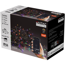 Entac karácsonyi IP44 120 LED füzér MC 9m Tuya APP karácsonyfa izzósor