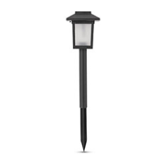 Entac Kerti leszúrható napelemes LED lámpa láng effekttel (24 cm) fekete kültéri világítás