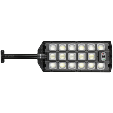 Entac LED Szolár Utcai Lámpa Távirányítóval, Mozgásérzékelővvel Autamata Dimm funkcióval, 1500lm kültéri világítás