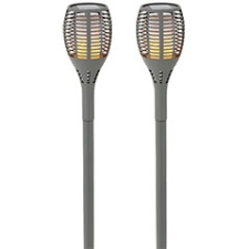 Entac Leszúrható napelemes LED fáklya láng effekttel (2 db) kültéri világítás