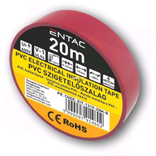 Entac Piros szigetelőszalag 0,13x19mm 20m villanyszerelés