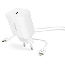 Epico 20W töltőfej + 1,2m USB-C to Lightning MFi kábel (9915101100106) mobiltelefon kellék