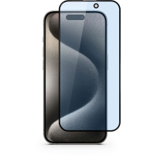 Epico 3D+ iPhone 15 Plus kékfény szűrős üvegfólia + applikátor (81212151900001) mobiltelefon kellék