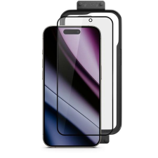 Epico AntiBlue 3D iPhone 16 Pro üvegfólia + telepítőkeret mobiltelefon kellék