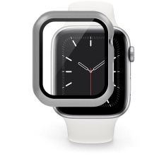 Epico Apple Watch 4/5/6/SE (44 mm) edzett üveg tok - ezüst okosóra kellék