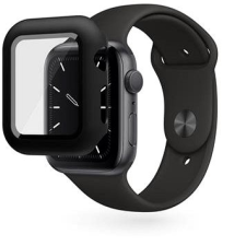 Epico Apple Watch 7 (45mm) edzett üveg tok - fekete okosóra kellék