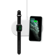Epico Apple Watch, iPhone töltőpad + adapter - fehér (9915101100075) okosóra kellék