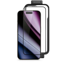 Epico Hero 3D iPhone 16 Pro Max üvegfólia + felhelyező keret mobiltelefon kellék