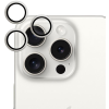 Epico iPhone 15 Pro/15 Pro Max kamera védő fólia - alumínium, fehér titán (81312152100001)