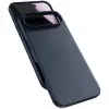 Epico Leather Pro Mag+ tok iPhone Air Qi2 és MagSafe kompatibilis, kék