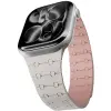 Epico Magnetic+ Silicone Apple Watch SE 40mm/Series 1-9 38/40/41mm szíj, 10-11 42 mm - fehér