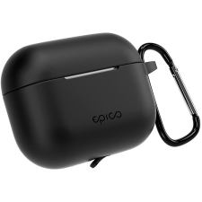Epico silikonové pouzdro s karabinou AirPods Pro 3 - černá fülhallgató, fejhallgató tok