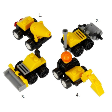  Építőjáték Alleblox ConstructionCrew 22-24db/4változat barkácsolás, építés