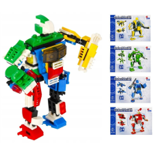 Építőjáték Alleblox Transformers 62-65 db/4változat barkácsolás, építés