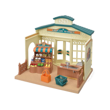 Epoch Sylvanian Families Élelmiszerbolt Játék - 35+ db játékfigura
