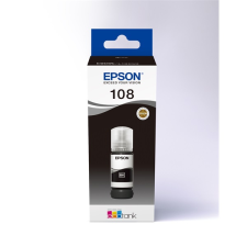 EPS CON Epson tintapatron 108 ecotank black ink bottle c13t09c14a nyomtatópatron & toner