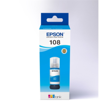 EPS CON Epson tintapatron 108 ecotank cyan ink bottle c13t09c24a nyomtatópatron & toner