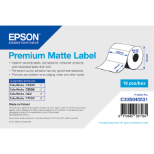 Epson 102mm x 51mm Matt Címke (650 db/tekercs) etikett