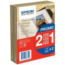  Epson 10x15 Premium Fényes Fotópapír 2x40Lap 255g (eredeti) fotópapír