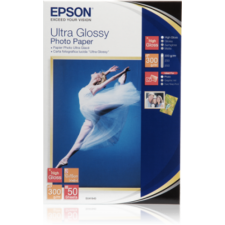 Epson 10x15 Ultra Fényes Fotópapír 50Lap 300g (Eredeti) fotópapír