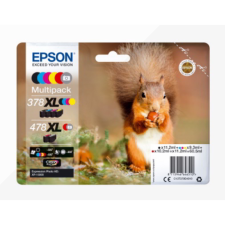 Epson 378XL+478XL Eredeti Claria Tintapatron 6-színű Multipack (C13T379D4010) nyomtatópatron & toner