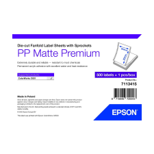 Epson 7113415 305 x 203 mm Öntapadós Címke tintasugaras nyomtathatóhoz (500 címke / csomag) etikett