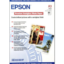  Epson A3 Prémium Félfényes Fotópapír 20Lap 251g (Eredeti) fotópapír