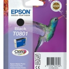 Epson Epson C13T08014010 T0801 fekete tintapatron (eredeti) nyomtatópatron & toner