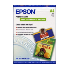 Epson Fotópapír A4 167g 10lap öntapadó (C13S041106) fotópapír