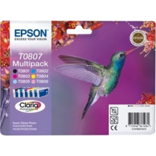 Epson Multipack 6-colours T0807 Claria Photographic Ink, Tinte nyomtatópatron & toner