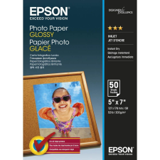 Epson Photo Paper Glossy 200g 13x18cm 50db Fényes Fotópapír fotópapír