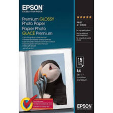  Epson prémium fényes eredeti fotópapír (A4, 15 lap, 255g) fotópapír