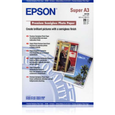 Epson prémium selyemfényű fotópapír (A3+, 20 lap, 250g) fotópapír