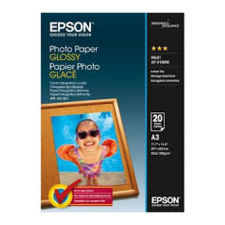  Epson S042536 fényes eredeti fotópapír (A3, 20 lap, 200g) fotópapír