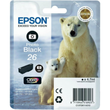 Epson T2611 Eredeti Tintapatron Fotó Fekete (C13T26114010) nyomtatópatron & toner
