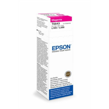 Epson T66434A10 Tinta L100, 200mfp nyomtatókhoz, EPSON, magenta, 70ml (TJE66434) nyomtatópatron & toner
