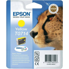 Epson tintapatron/ T0714/ Singlepack T0714 DURABrite Ultra Ink/ Sárga nyomtatópatron & toner