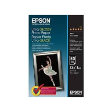  Epson ultra fényes eredeti fotópapír (13x18cm, 50 lap, 300g) fotópapír
