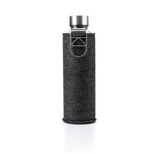 Equa Kulacs, 750 ml, üveg, EQUA &quot;Mismatch Silver&quot; kulacs, kulacstartó
