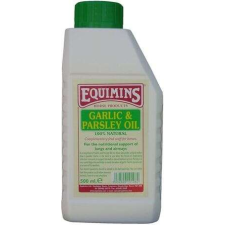 Equimins fokhagyma olaj és petrezselyem olaj erős keveréke lovaknak 500 ml lófelszerelés