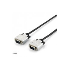 Equip 118867 VGA kábel HD15 apa/apa, duplán árnyékolt, 30m kábel és adapter