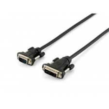 Equip 118943 DVI-VGA kábel, apa/apa, 1,8m kábel és adapter