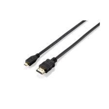 Equip 119309 HDMI - MicroHDMI kábel 1.4, apa/apa, 1m audió/videó kellék, kábel és adapter